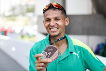 Bronze na prova dos 5000m, Wendell Jerônimo é um dos quatro mato-grossenses que participam da competição  - Foto por: Christiano Antonucci/Secom-MT